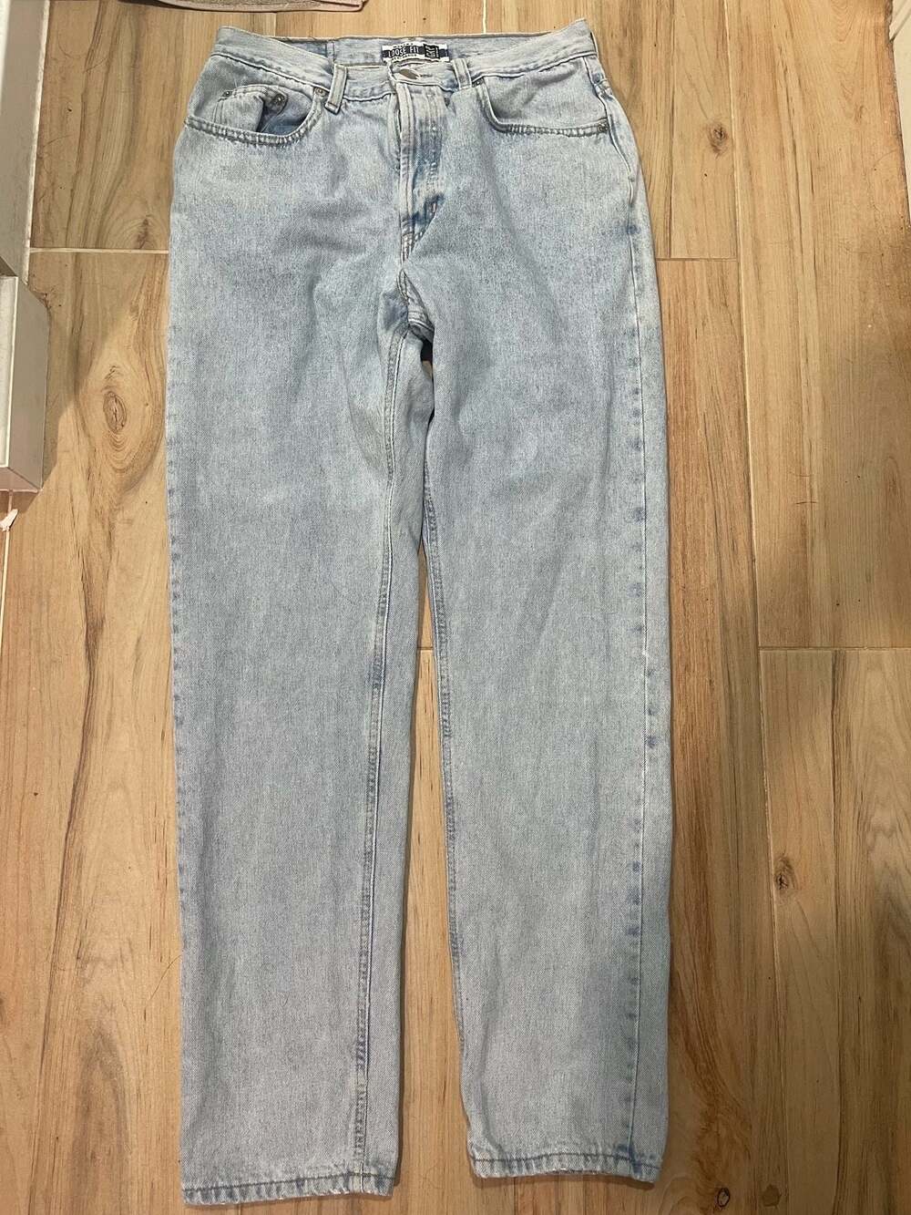 90s GAP loose fit jeans .light wash vintage 100% cotton denim size 12. Y2K